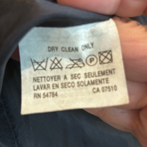 EMANUEL UNGARO Sz 6 Textured Pattern Lined Longer Line Smooth Lapel Blazer - Picture 8 of 10